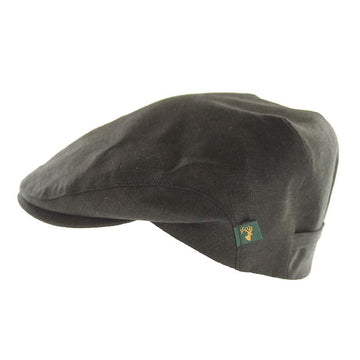 Black Linen Cap