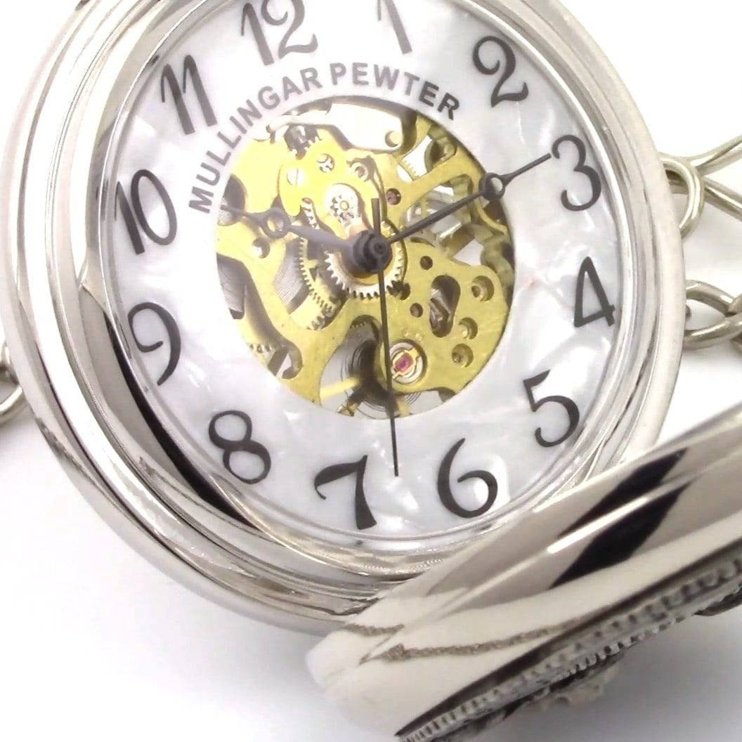 Mechanical Pocket Watch with Kells Design