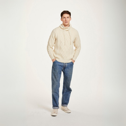 Nephin Mens Aran Sweater