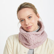 Newport Aran Pink Cable Snood