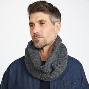 Newport Aran Charcoal Cable Snood