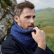 Newport Aran Navy Cable Snood