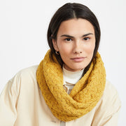 Newport Aran Yellow Cable Snood