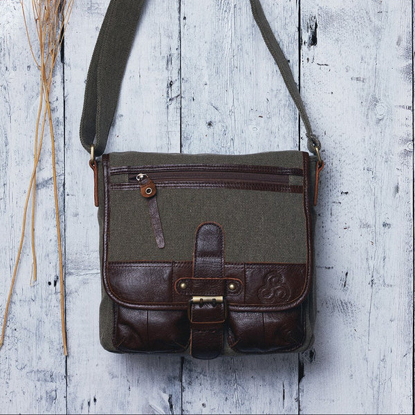 Canvas and Leather Bag
