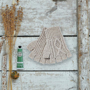 Fingerless Gloves - Oat