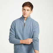 Belleek Troyer Mens Blue Sweater