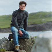 Belleek Troyer Mens Charcoal Sweater