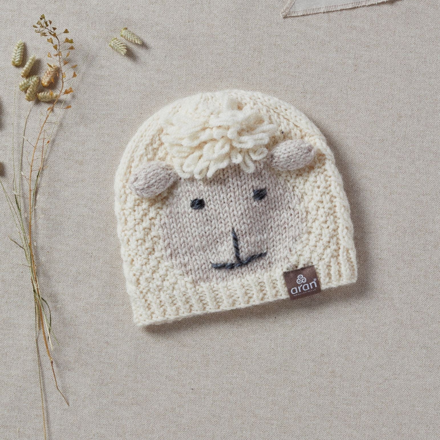 Shepley Baby Aran Wool Hat