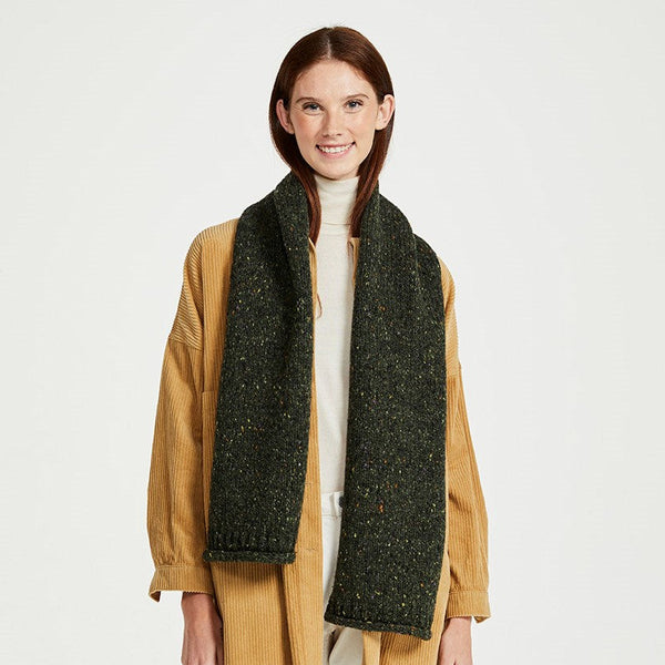 Sliabh Bawn Nepped Green Scarf