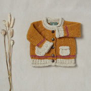 Réalta Baby Roll Neck Cardigan- Starlight