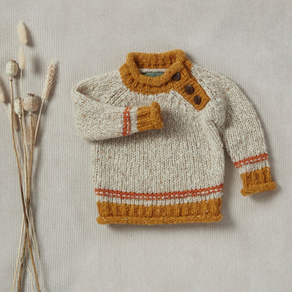 Gealach Baby Roll Neck Crew - Starbright