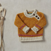 Gealach Baby Roll Neck Crew - Starlight