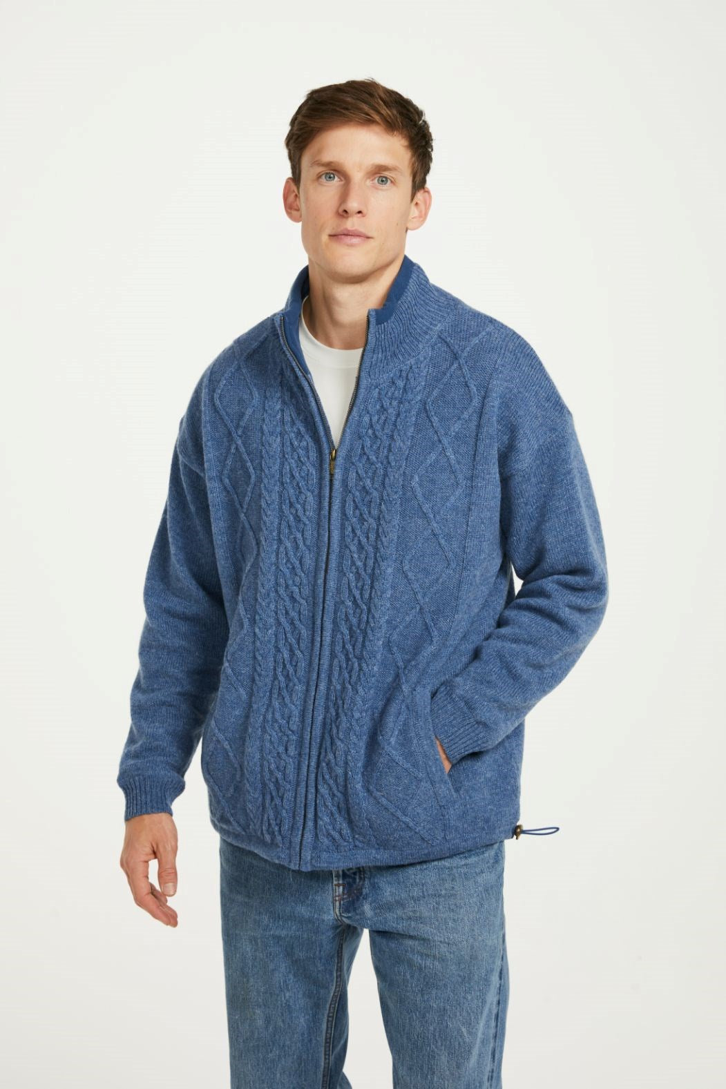 Farmleigh Lined Wool Mens Cardigan