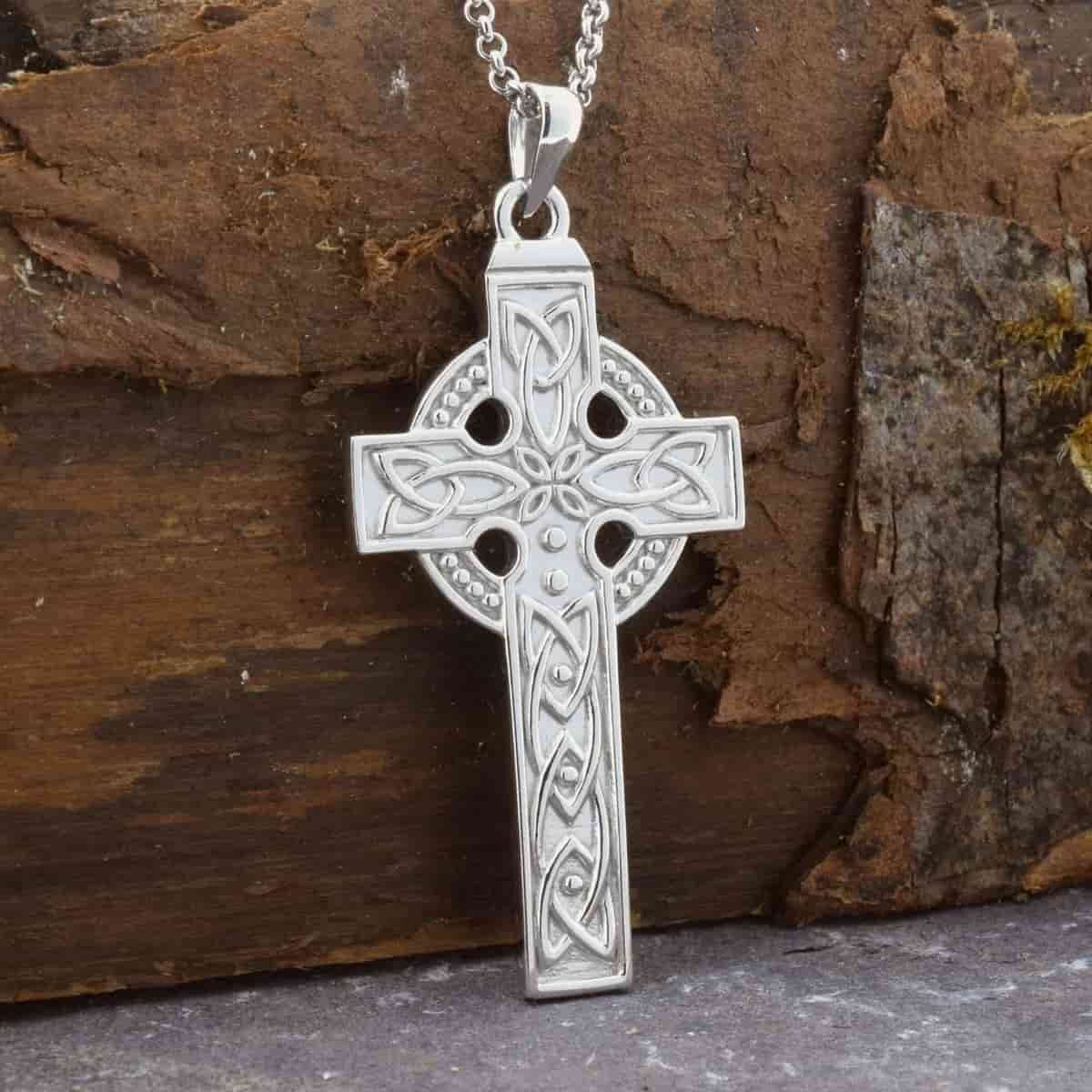 Sterling Silver Heavy Celtic Cross