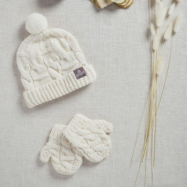 Cuddly Cute Baby Aran Set