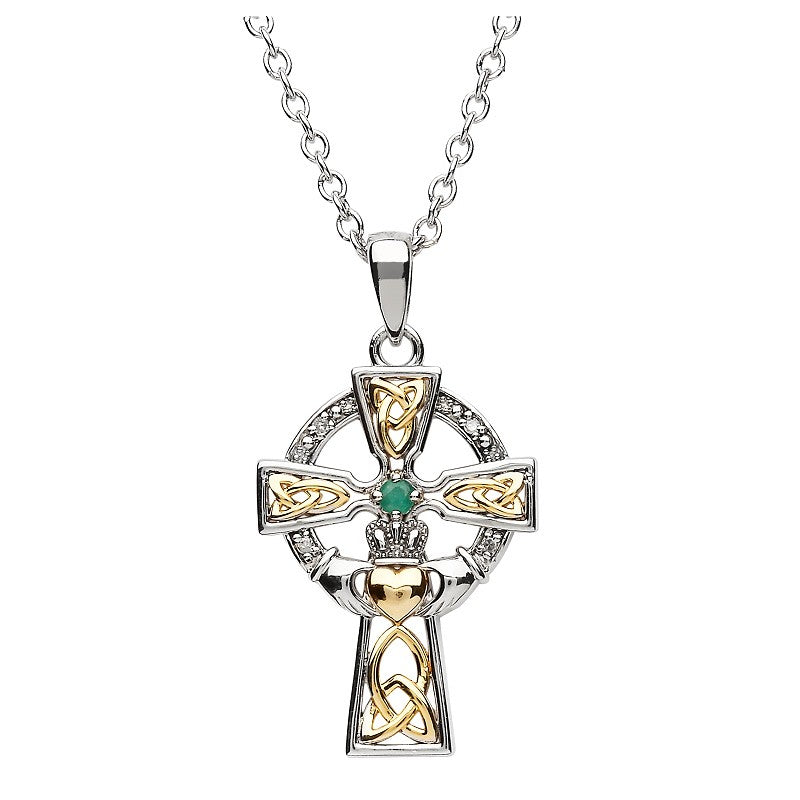 Claddagh Cross Necklace
