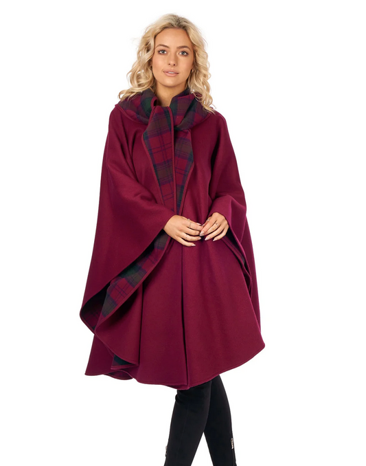 Jimmy Hourihan Knee Length Cape Decorative With Interior Lining