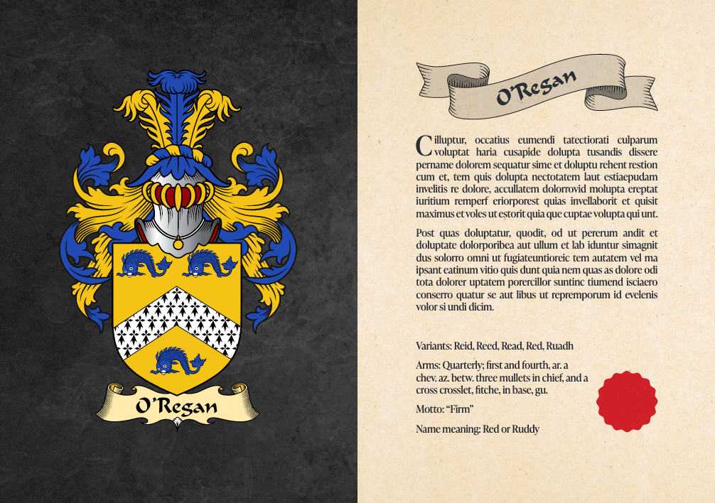 heraldic-mounts-with-family-coat-of-arms-the-county-crest-and-souvenir