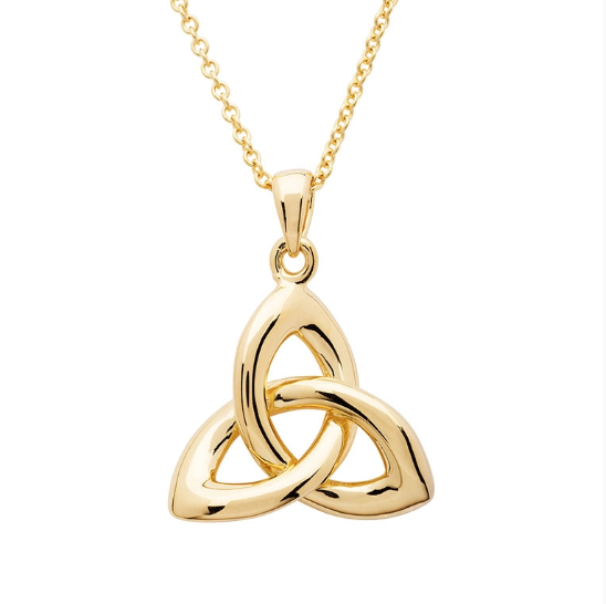 14KT Gold Vermeil Trinity Knot Necklace