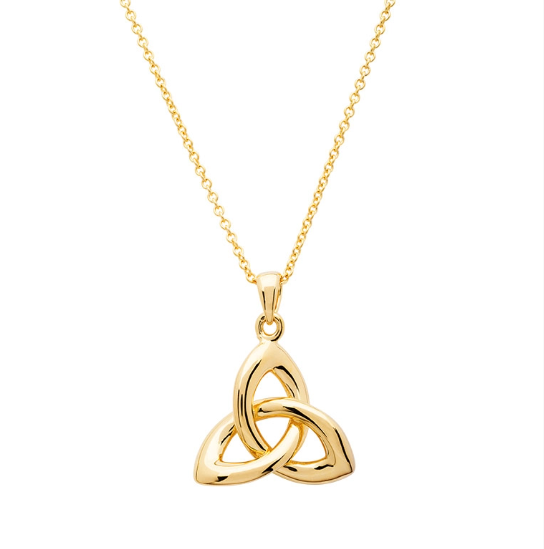 14KT Gold Vermeil Trinity Knot Necklace