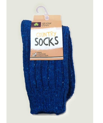 Connemara Socks Wool in Blue