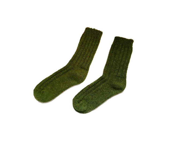 Connemara Socks Wool in Green