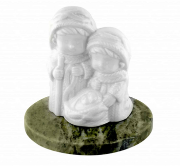 Connemara Marble Ceramic Nativity Scene