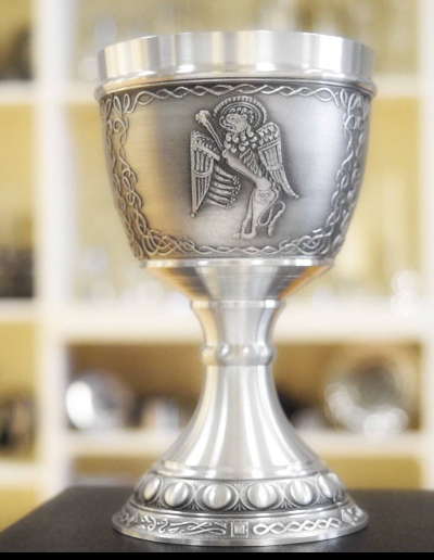 Evangelists Wine Goblet - Mark The Lion,Goblets