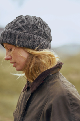 Mulranny Aran Diamond Stitch Hat