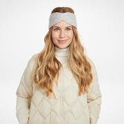 Tonroe Aran Crossover Grey Headband