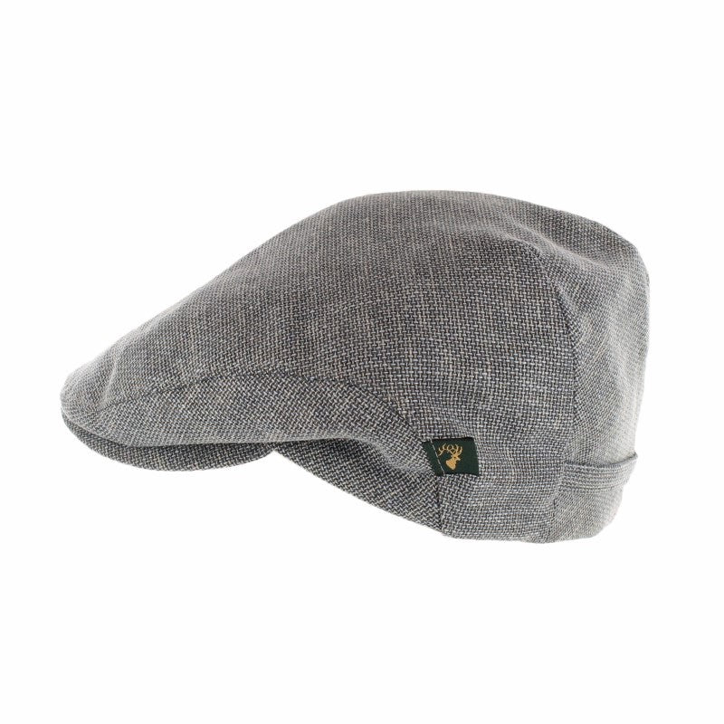 Grey Linen Cap