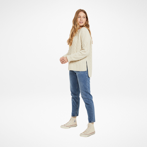 Tully Box Aran Sweater