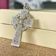 Large Warrior Cross Necklace