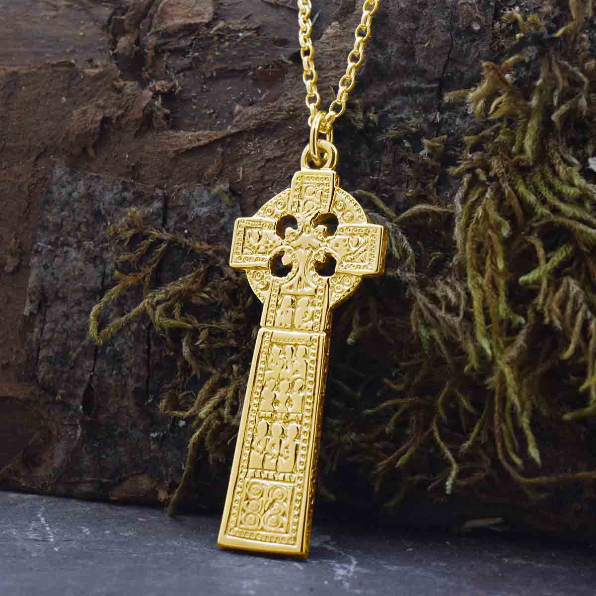 Gold Celtic Cross of Drumcliffe
