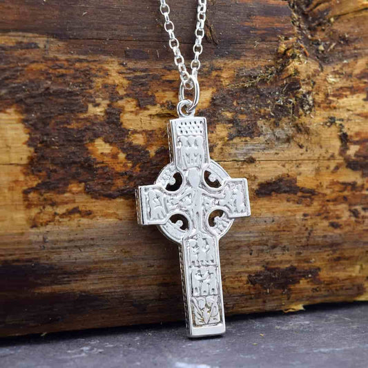Sterling Silver Celtic Cross of Durrow