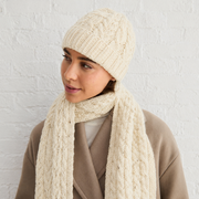 Natural Worsted Aran Hat