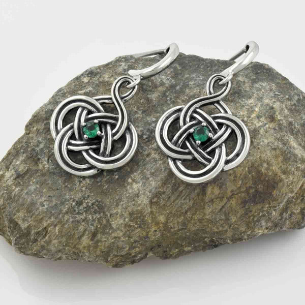 Sterling Silver Celtic Knot Earrings
