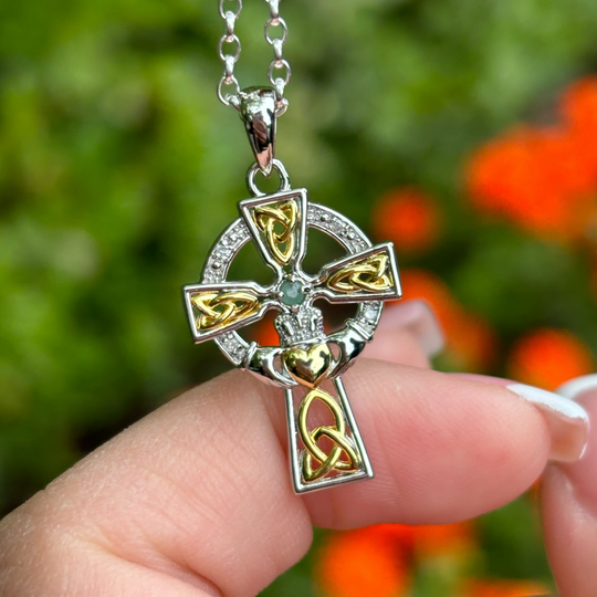 Claddagh Cross Necklace
