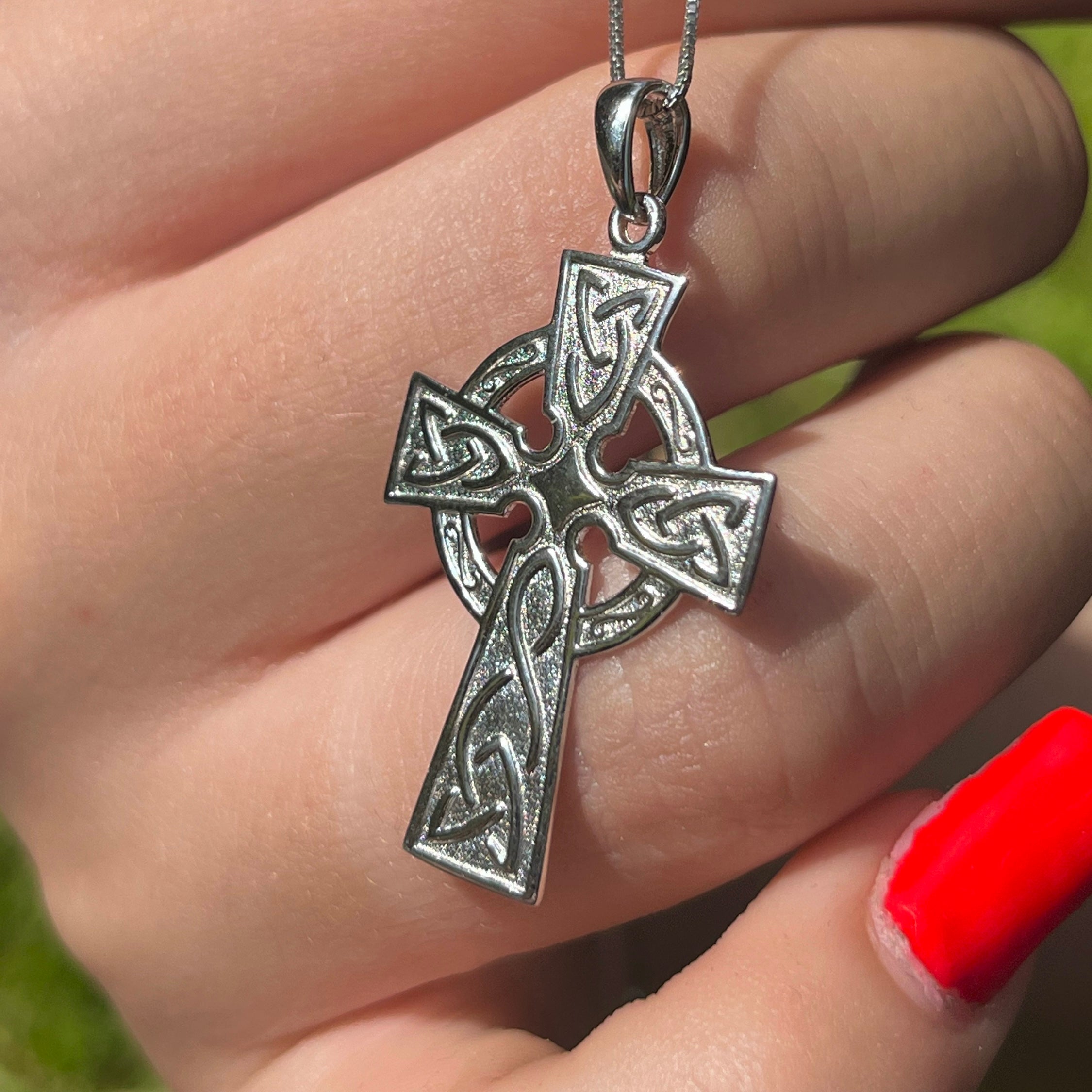 Classic Sterling Silver Cross Necklace