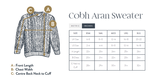 Cobh Aran Ladies Sweater