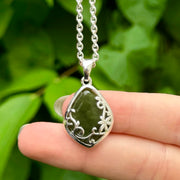 Connemara Marble Necklace Silver Plated