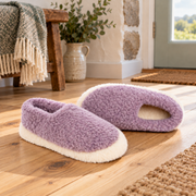 Lilac Wool Full Slippers