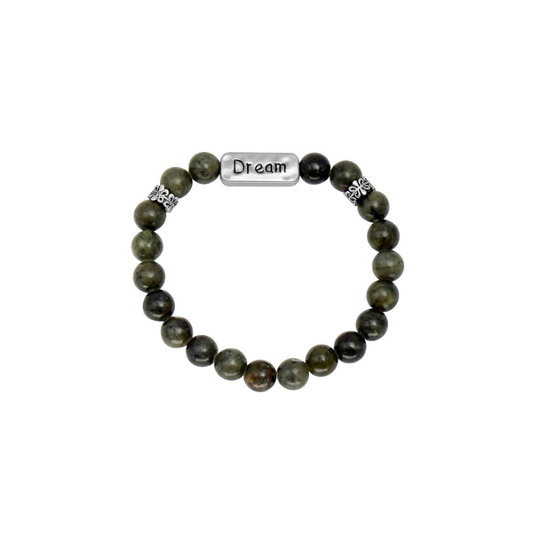 Connemara Marble Stretch Bracelet - Dream