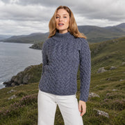 Knightstown Ladies Aran Denim Crew Sweater