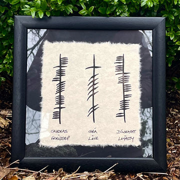 Ogham 'Friendship, Love and Loyalty'