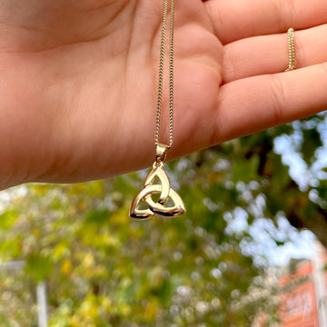 Trinity Knot Pendant Gold Plated