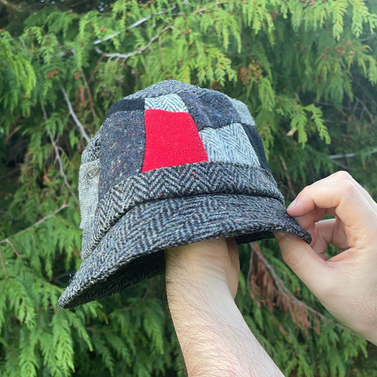 Irish Walking Hat Patch Red Tones
