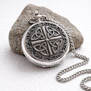 Mechanical Pocket Watch with Trinity Knot