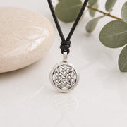 Celtic Knot Necklace Choker Made from Irish Pewter