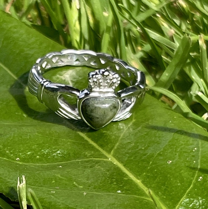 Celtic Knotwork Silver Band Ring 0762